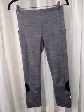 lululemon athletica Gray High-Rise Leggings with Side Pockets
